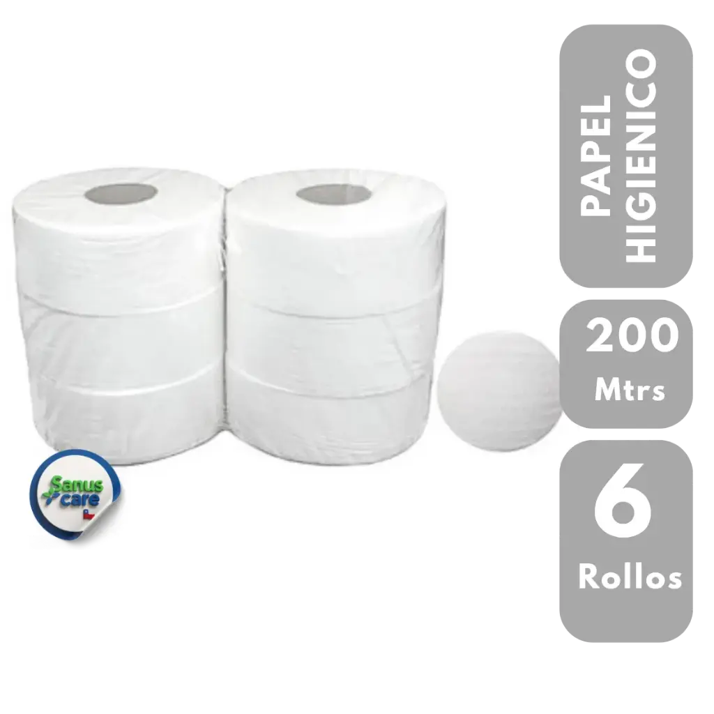 PAPEL HIGIENICO 200x6