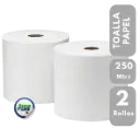 TOALLA PAPEL PACK 2 UNIDADES 250 mtrs