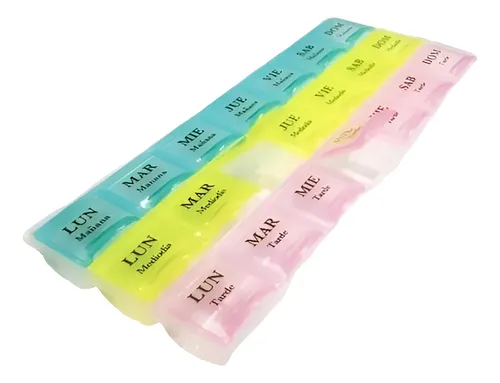 PASTILLERO 21 COMPARTIMENTOS