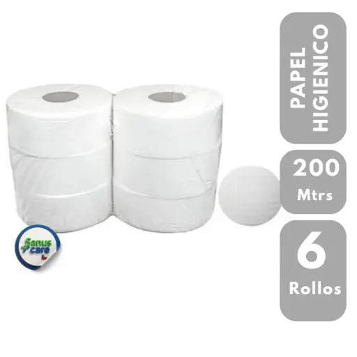 [PHI-020006] PAPEL HIGIENICO 200x6